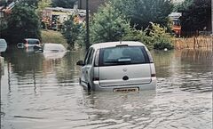 Hollington Floods Holllington Old Lane June 2009
